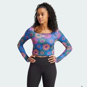 Adidas x FARM Rio Women's Floral  - Blue and Pink